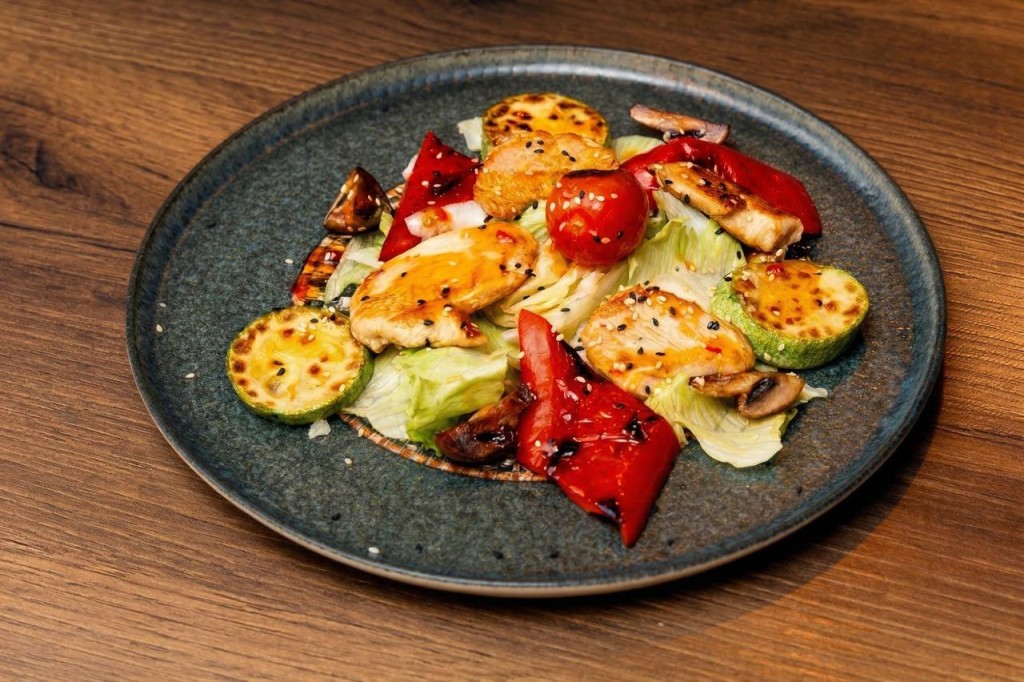 Warm chicken Salad